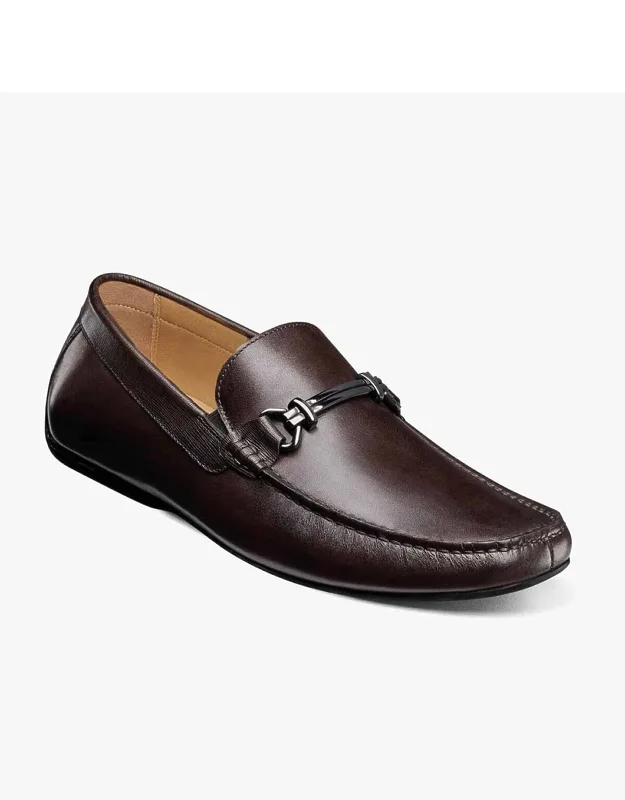 Florsheim Shoes Dubino Moc Toe Bit Loafer With Handsewn Upper And Soft Sheepskin Linings