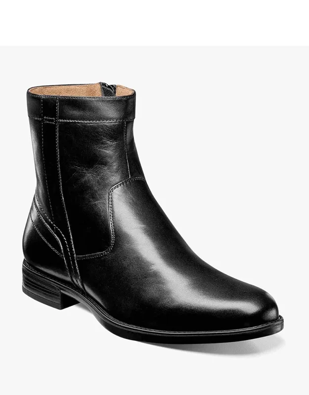 Midtown Plain Toe Zipper Boots