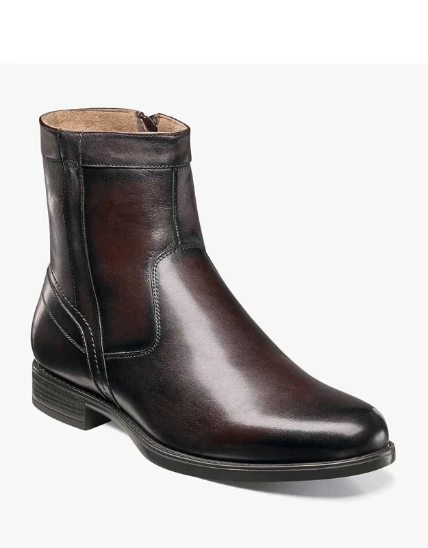 Midtown Plain Toe Zipper Boots