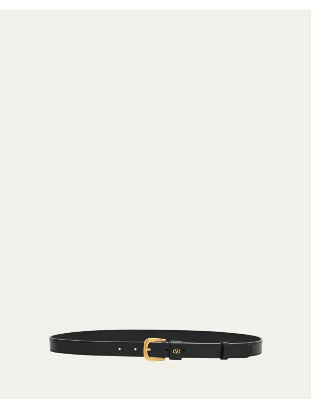 Embellished Leather Belt