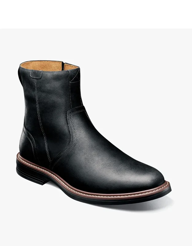 Norwalk Plain Toe Side Zip Boots