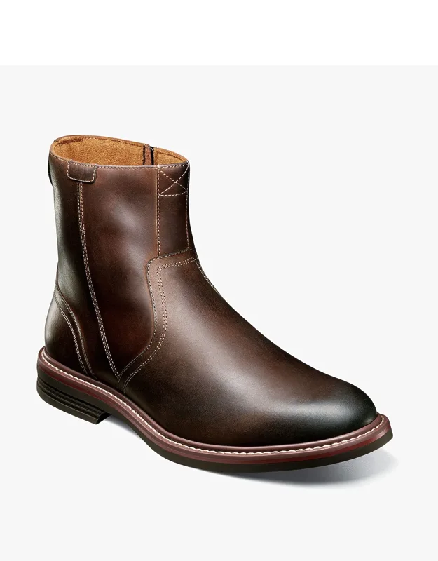 Norwalk Plain Toe Side Zip Boots