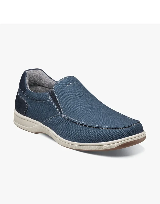 Lakeside Canvas Moc Toe Slip Ons