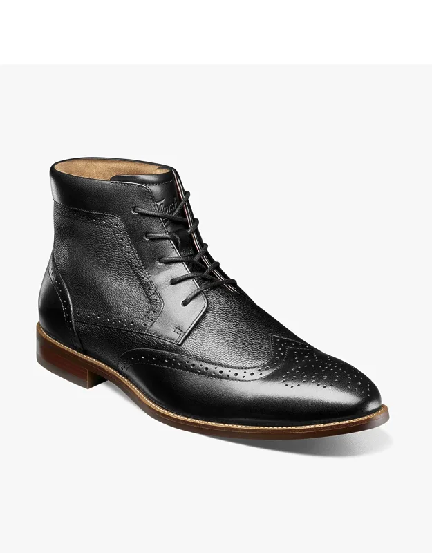 Wingtip Lace-up Boots