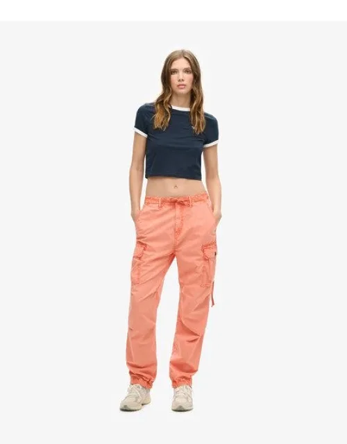 Classic Low Rise Parachute Cargo Pants