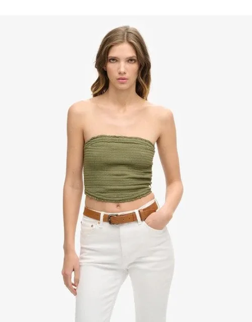 Smocked Bandeau Top