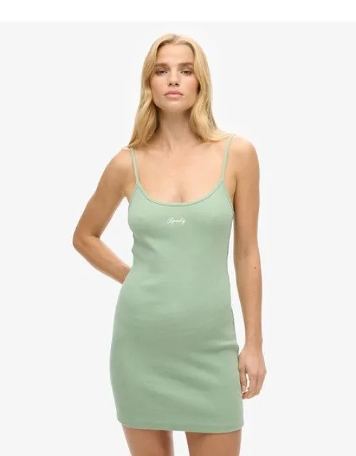 S Logo Strappy Dress