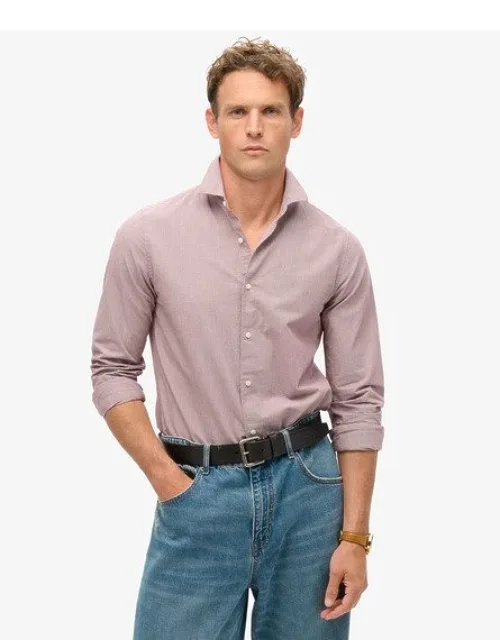 Superdry Casual Long-sleeved Shirt With Slim Fit And Button-down Design
