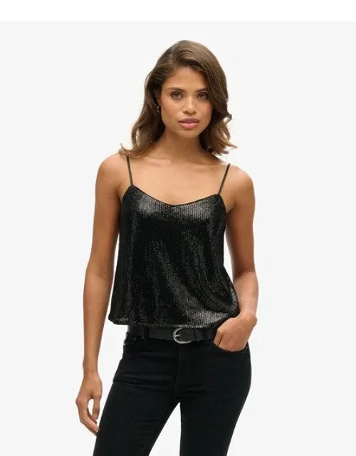 Sequin Cami Vest Top