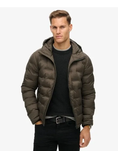 Hooded Quilted Puffer Coat