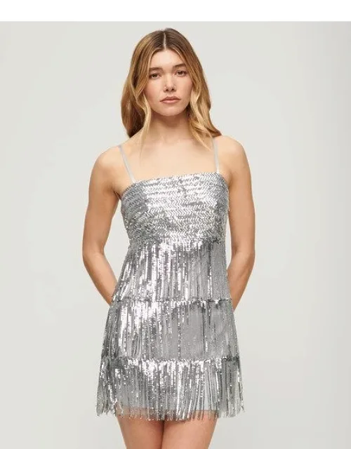 Fringe Cami Mini Dress