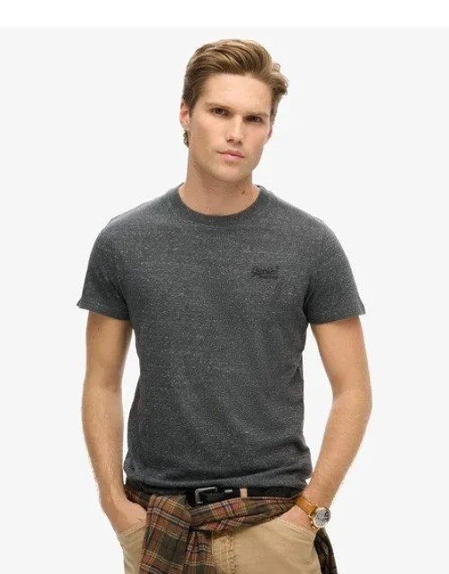 Superdry Organic Cotton Essential Logo T-shirt - Slim Fit, Ribbed Crew Neck