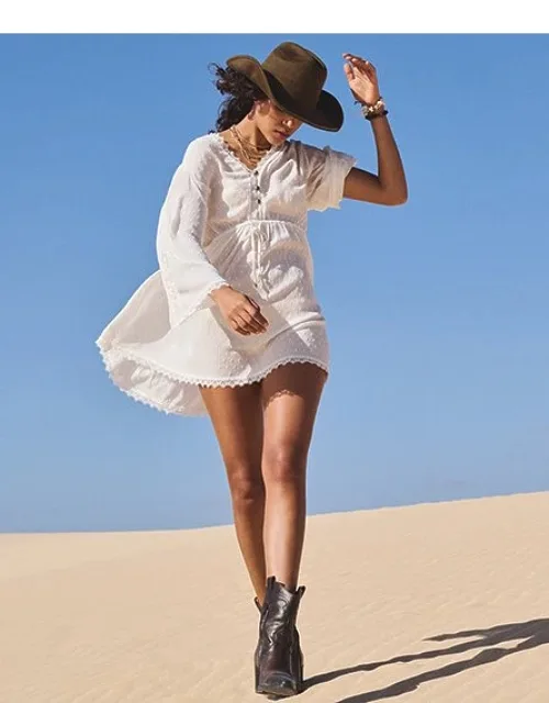 Ibiza V-neck Mini Dress