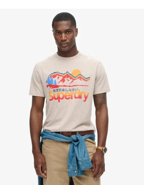 Superdry Great Outdoors Graphic T-shirt - Crafted From Recycled Cotton, Relaxed Fit