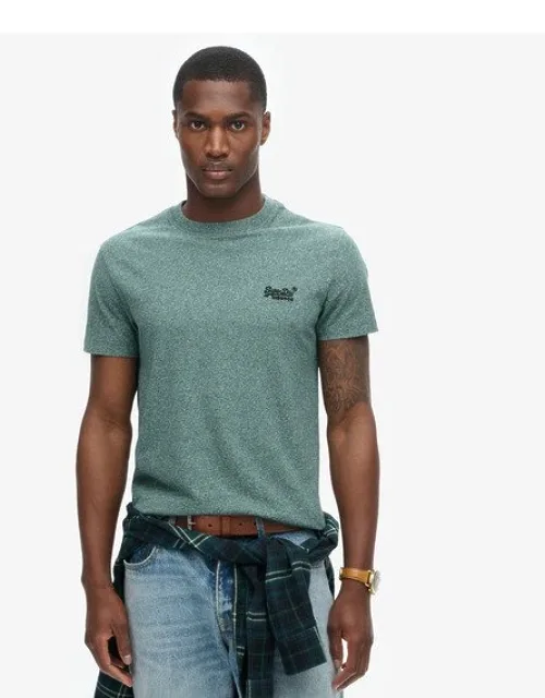 Superdry Essential Logo T-shirt With Ribbed Crew Neckline And Embroidered Logo