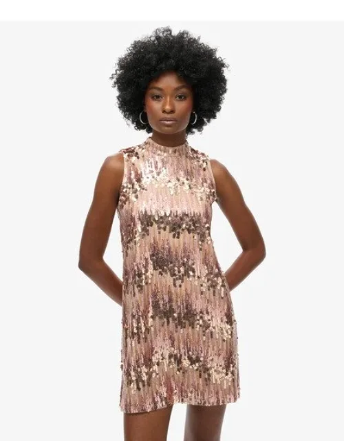 A-line Sequin Mini Dress