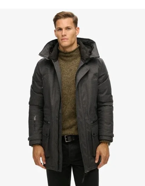 City Tweed Padded Parka Jacket