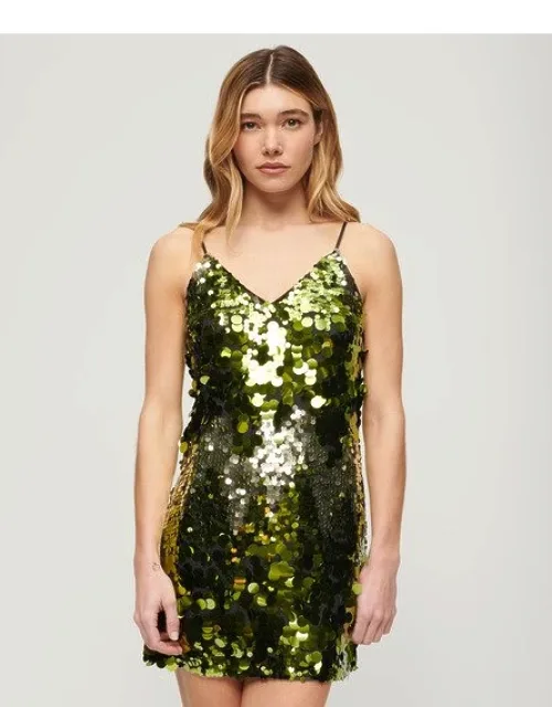 Disco Sequin Mini Dress