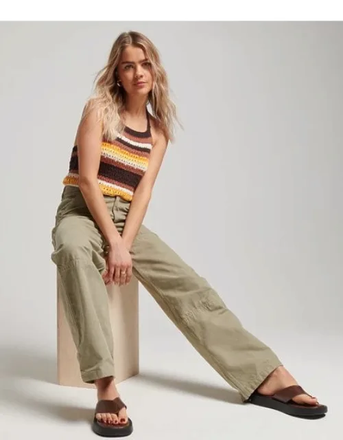 Cotton Vintage Wide Carpenter Pants