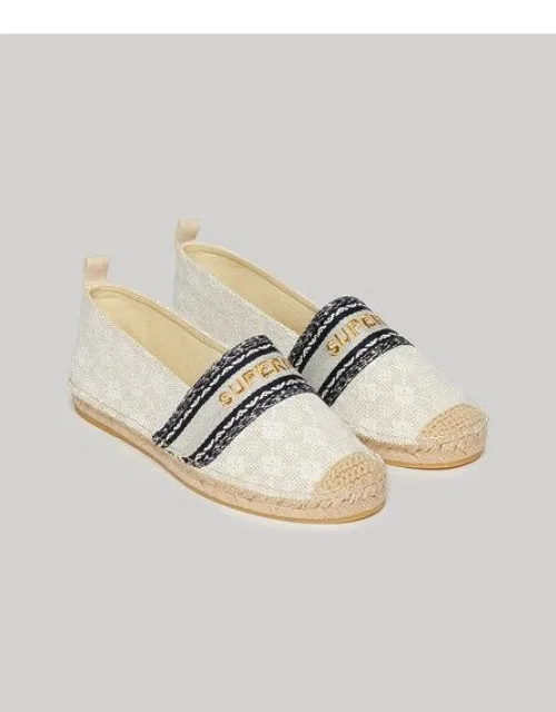 Canvas Espadrille Overlay Shoes