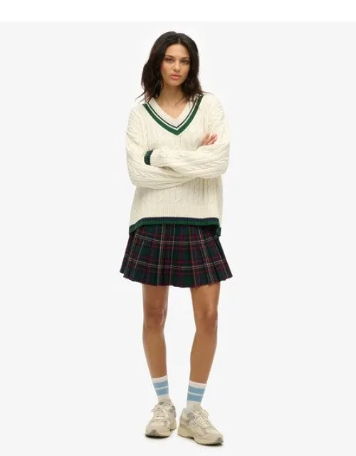 Check Mini Skirt