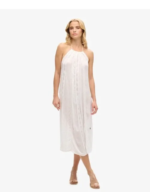 Halter Neck Midi Dress