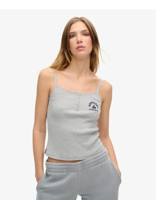 Athletic Essentials Graphic Button Cami