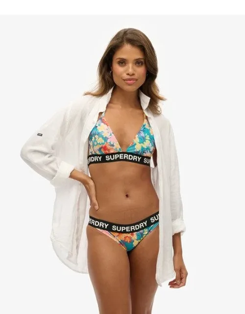 Logo Triangle Bikini Top