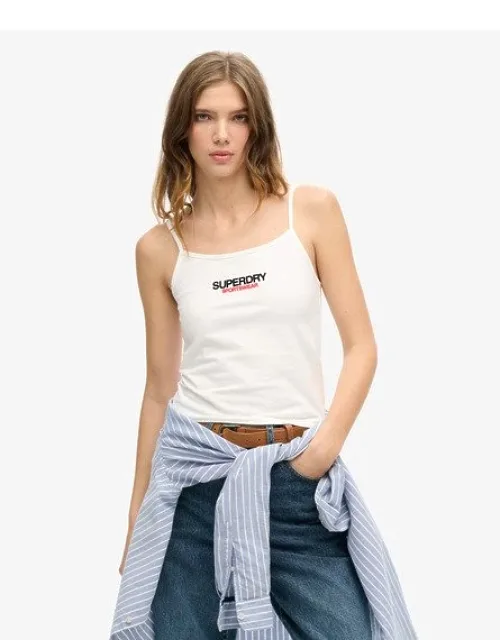Sportswear Logo Fitted Cami Top