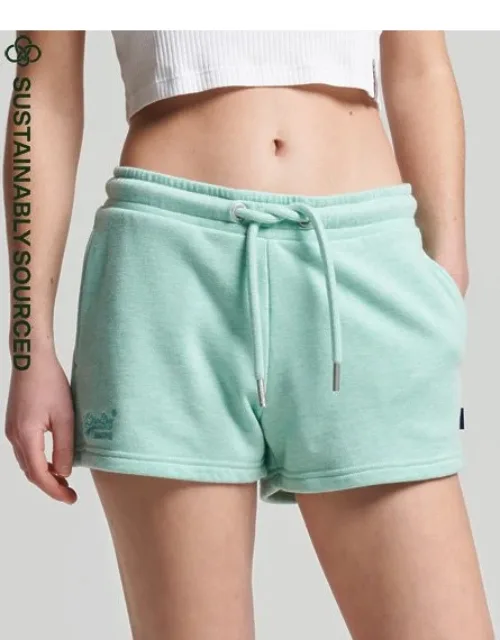Organic Cotton Vintage Logo Jersey Shorts