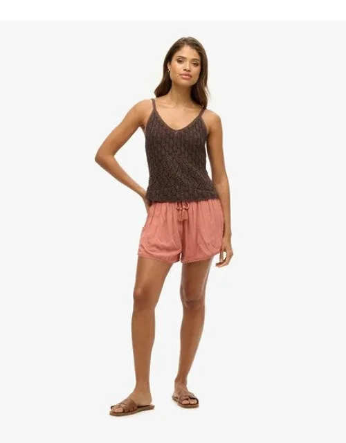 Superdry Beach Shorts - Relaxed Fit, Twin Side Pockets