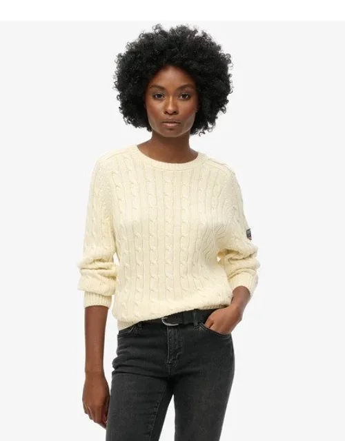 Slouchy Cable Knit Jumper