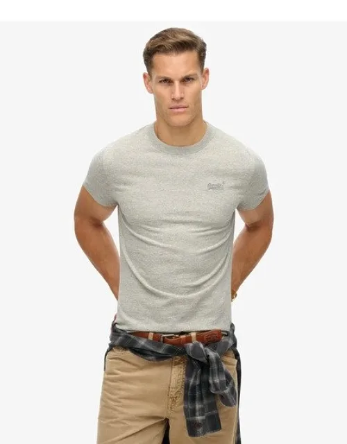 Superdry Organic Cotton Essential Logo T-shirt - Slim Fit, Ribbed Crew Neck