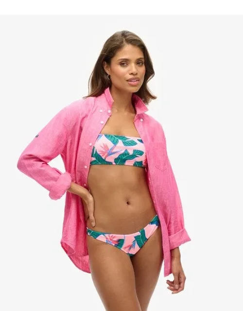 Tropical Bandeau Bikini Top
