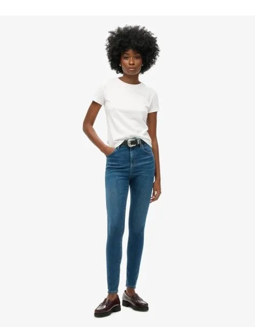 Organic Cotton High Rise Skinny Denim Jeans