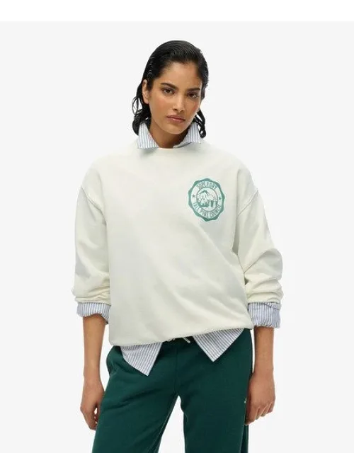 Lo-fi Outdoor Mono Loose Crew Sweatshirt