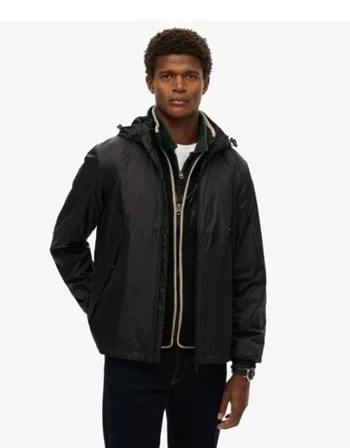 Hooded Logo Windbreaker Jacket