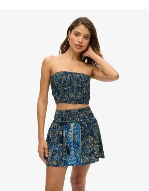 St Tropez Paisley Bandeau Top