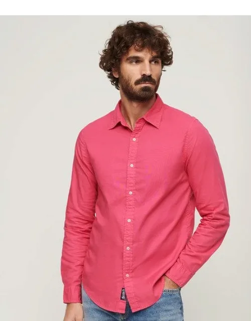 Overdyed Organic Cotton Long Sleeve Shirt