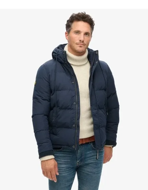 Superdry Everest Short Hooded Puffer Jacket With Padded Hood And Quilted Design