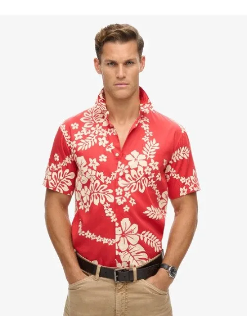 Superdry Hawaiian Shirt - Relaxed Fit, Button-down