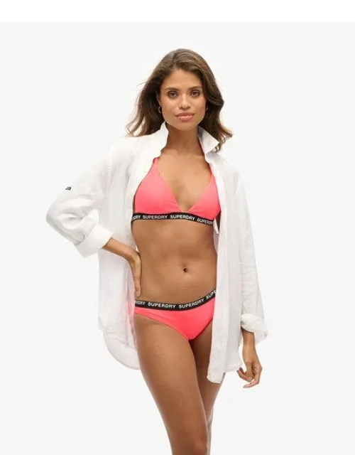 Superdry Triangle Elastic Bikini Top With Minimalistic Sporty Vibe And Body Sculpting Fit
