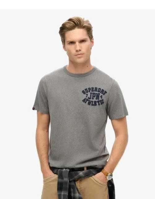 Superdry Vintage Athletic Short Sleeve T-shirt With Premium Cotton And Relaxed Fit