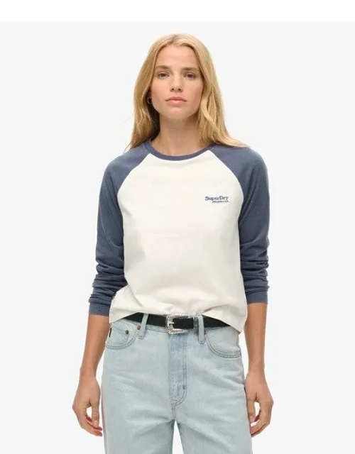 Essential Logo Long Sleeve Baseball Top