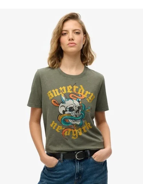 Neo Trad Tattoo Relaxed T-shirt
