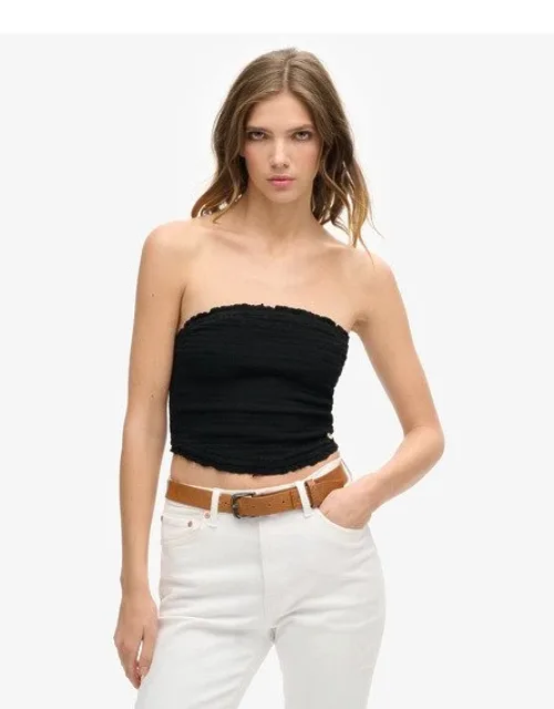 Smocked Bandeau Top