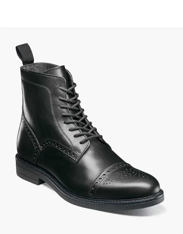 Giotto Cap Toe Lace Up Boots