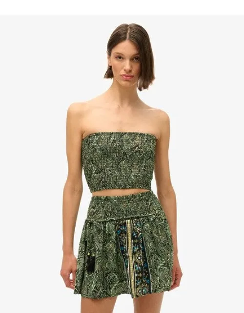 St Tropez Paisley Bandeau Top