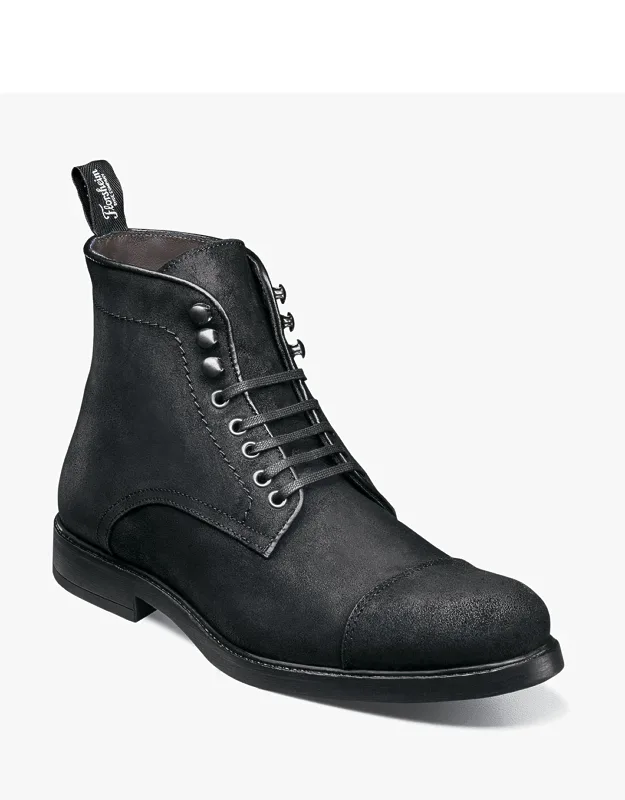 Orlando Cap Toe Lace Up Boots