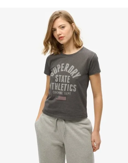 Athletic Graphic Fitted T-shirt